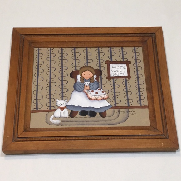 Audrey Archer Other - Home Sweet Home Canvas Painting Framed